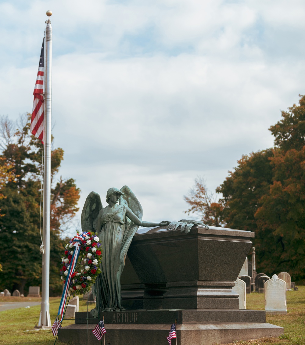 New York Army National Guard honors President Chester Arthur