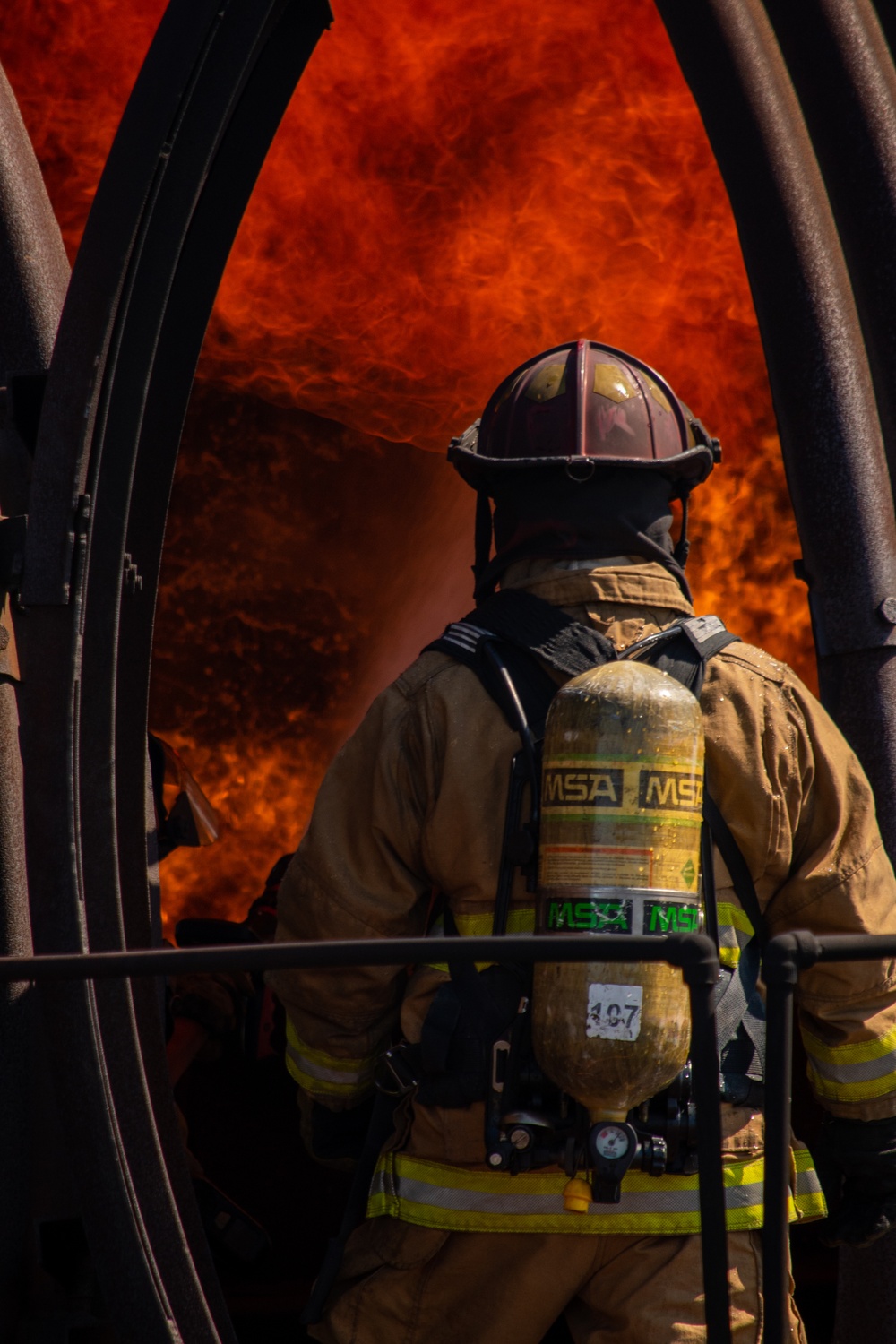 Collaboration builds comradery: Total Force, community firefighters train at Dover