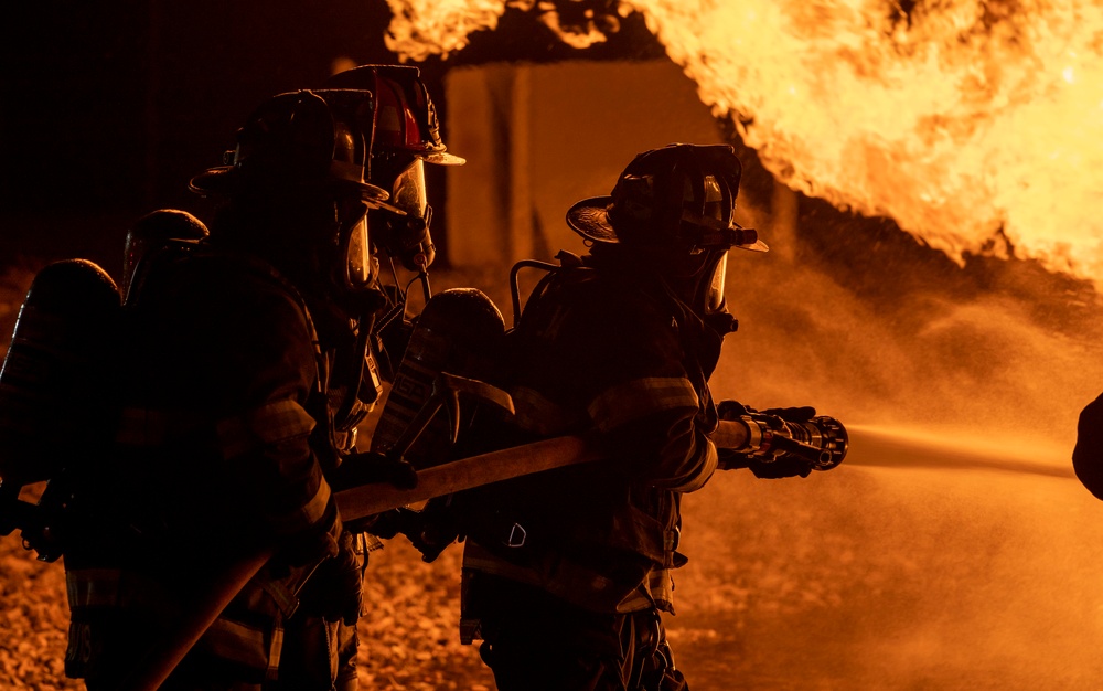 Collaboration builds camaraderie: Total Force, community firefighters train at Dover