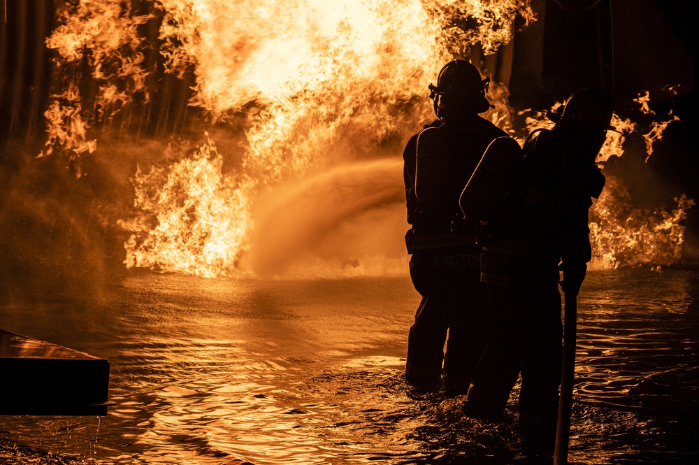 Collaboration builds camaraderie: Total Force, community firefighters train at Dover