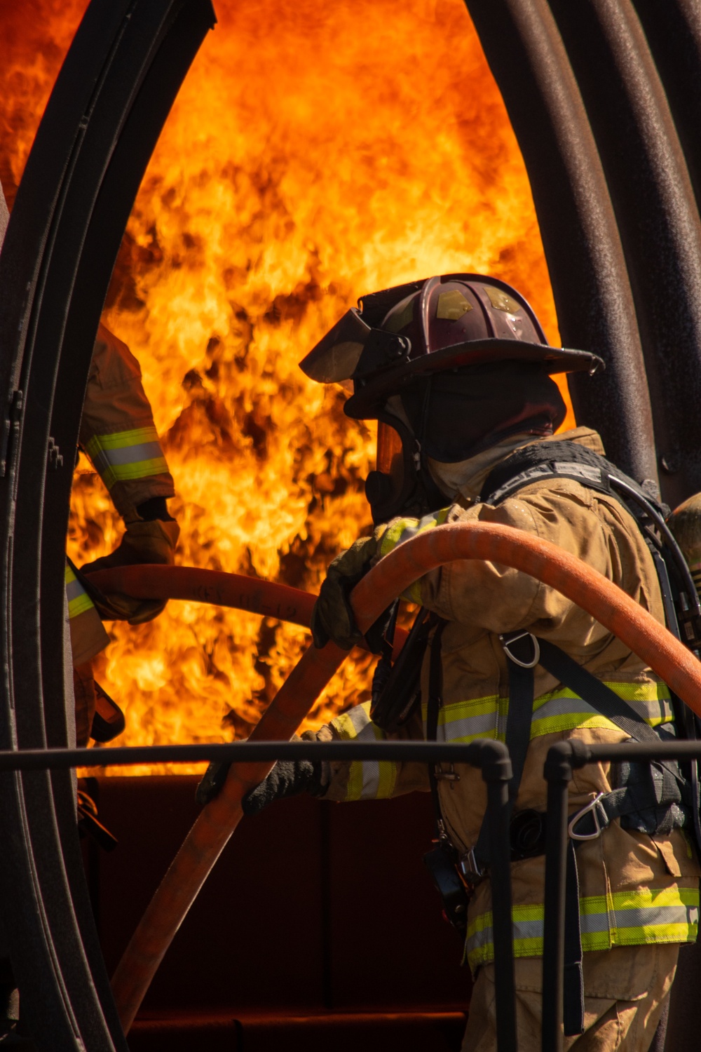 Collaboration builds comradery: Total Force, community firefighters train at Dover