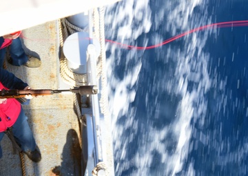 USS PHILIPPINE SEA RAS WITH USNS AMELIA EARHART