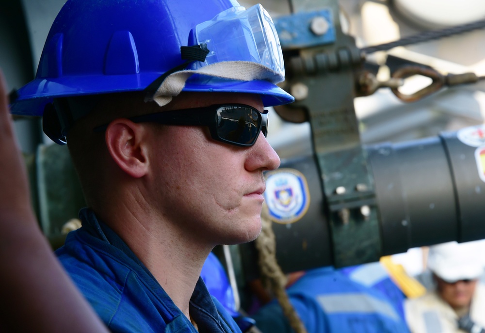 USS PHILIPPINE SEA DEPLOYMENT/RAS