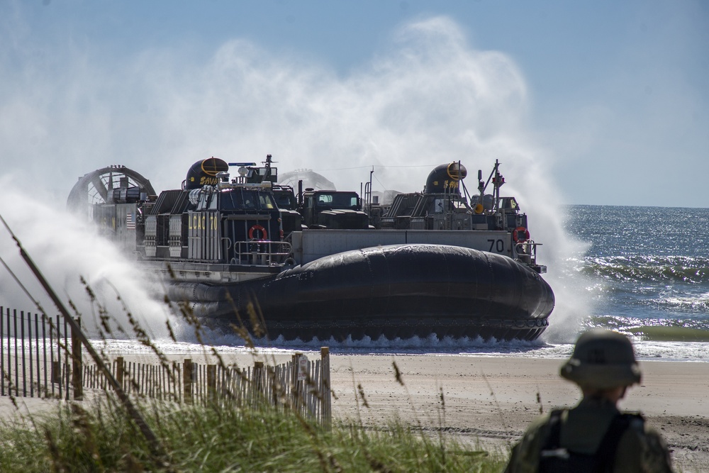 CLB-6 board the LCAC