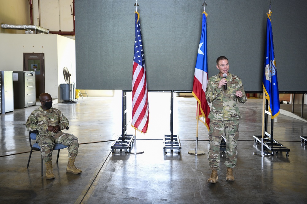 Lt. Col. Troy Johnson assumes command of the 156th Combat Communications Squadron