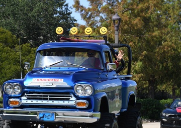 Classic vehicles cruise Keesler