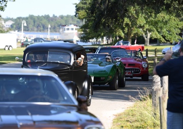 Classic vehicles cruise Keesler