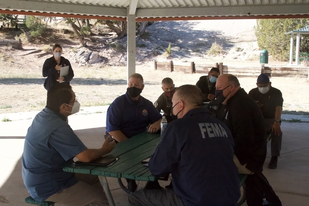Arizona National Guard flies FEMA Administrator to Window Rock Ariz. for meeting with President of the Navajo Nation