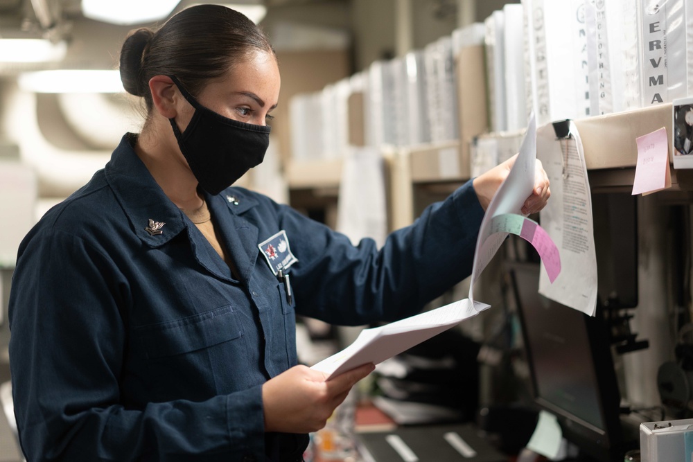 USS Halsey Conducts Routine Operations