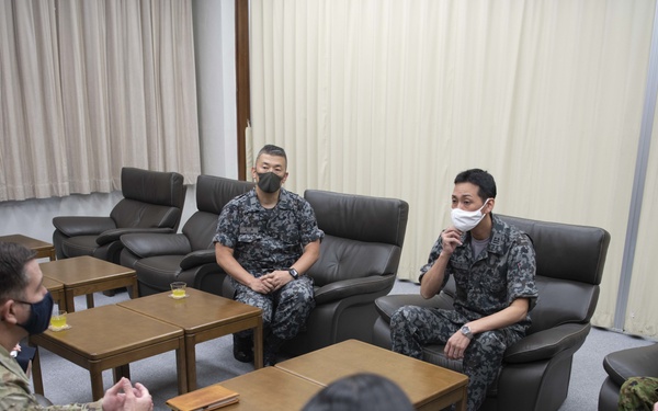 USFJ Enlisted Leadership Strengthens Bonds with Japanese Space Operations Squadron