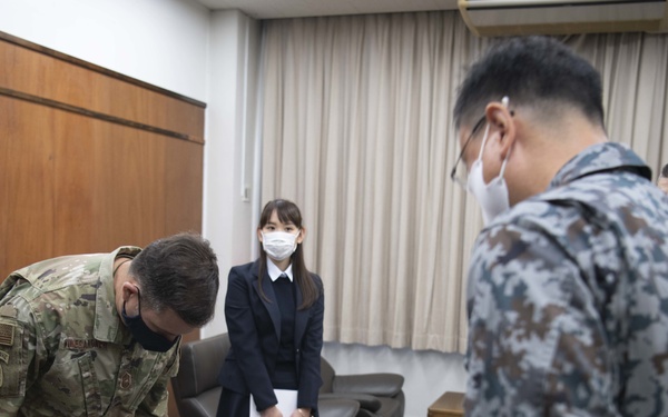 USFJ Enlisted Leadership Strengthens Bonds with Japanese Space Operations Squadron