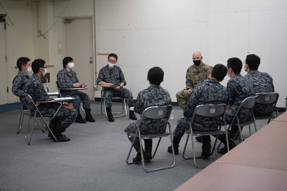 USFJ Enlisted Leadership Strengthens Bonds with Japanese Space Operations Squadron