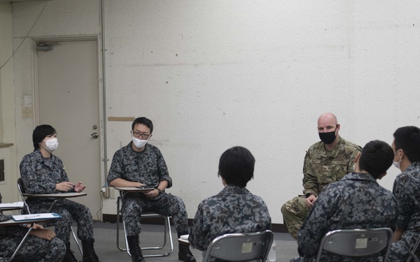 USFJ Enlisted Leadership Strengthens Bonds with Japanese Space Operations Squadron