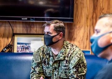 Commander, Expeditionary Strike Group 7 Visits USS Germantown (LSD 42)