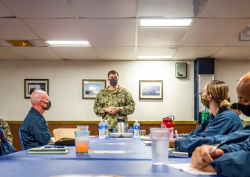 Commander, Expeditionary Strike Group 7 Visits USS Germantown (LSD 42)