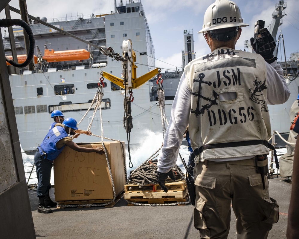 RAS with USNS Charles Drew