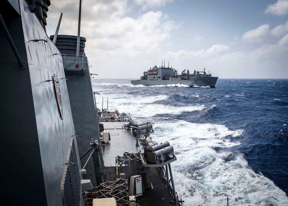 RAS with USNS Charles Drew