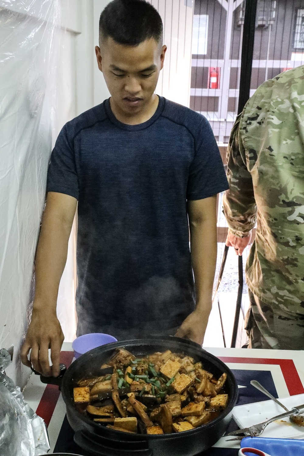 Garden to table; Soldier channels resiliency through cooking