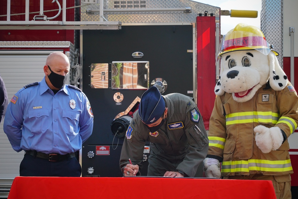 Grand Forks AFB observes Fire Prevention Week