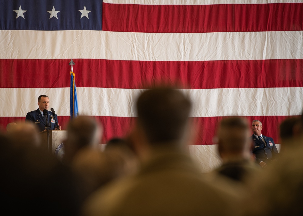 138th FW Command Chief Change of Responsibility