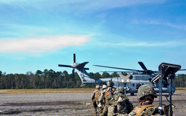 1/8 Conducts Air Trap Mission