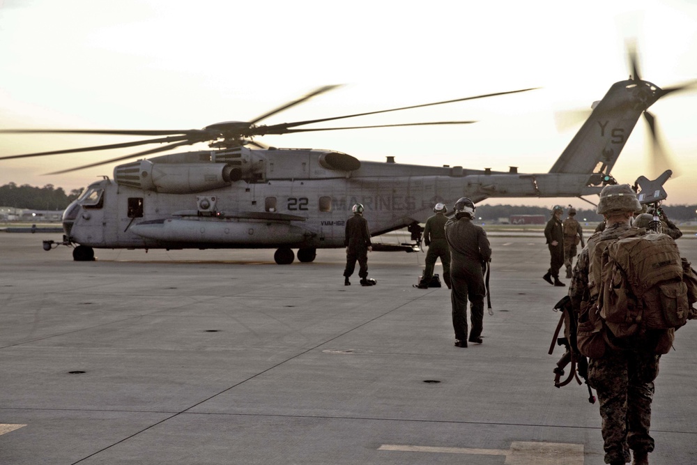 1/8 Marines Conduct Air Trap Mission