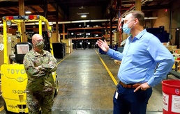 NAVSUP WSS Hosts new USASAC Commander highlighting Joint Consolidation Point