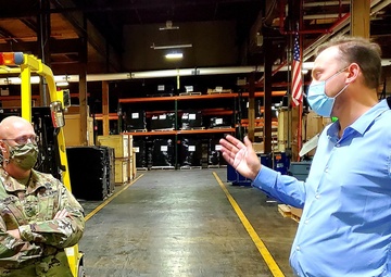 NAVSUP WSS hosts new USASAC commander highlighting Joint Consolidation Point