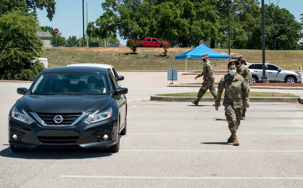 20th MDG pharmacy implements COVID-19 drive through