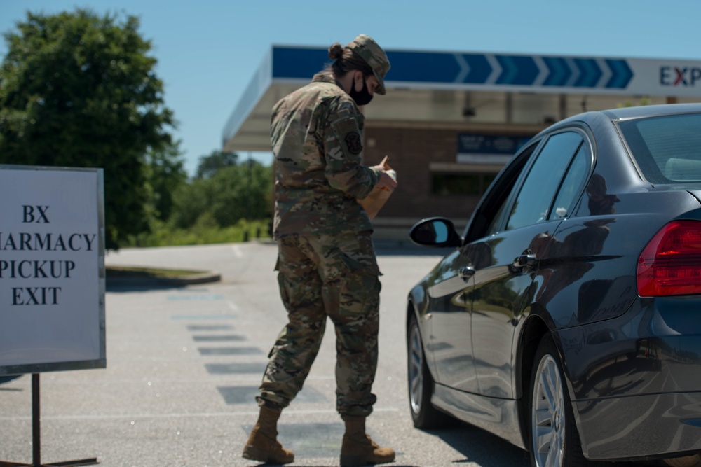 20th MDG pharmacy implements COVID-19 drive through