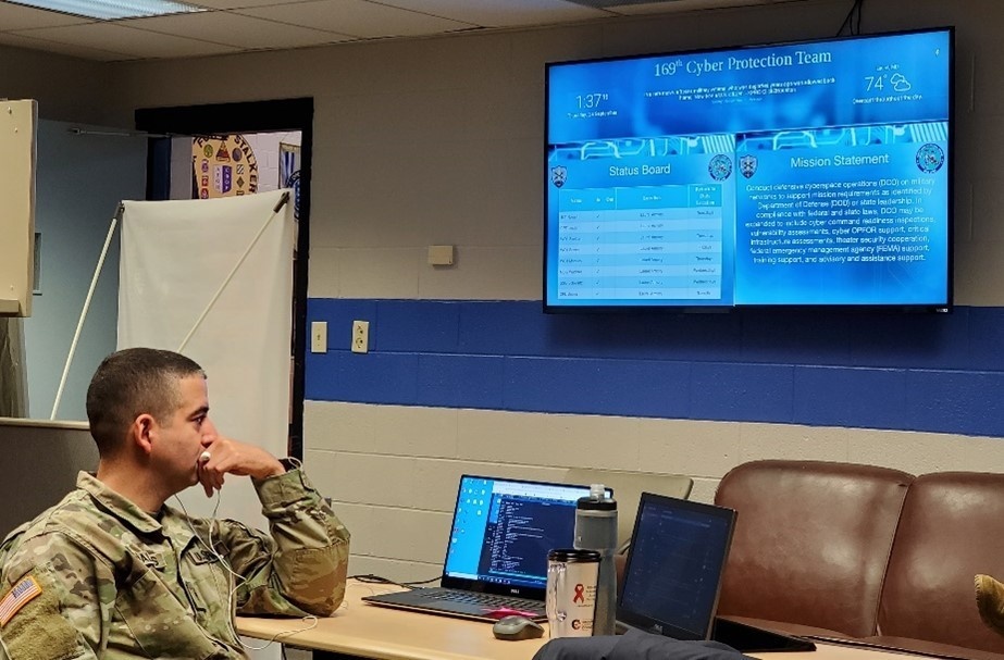 Maryland National Guard Soldiers Participate in National Cyber Exercise