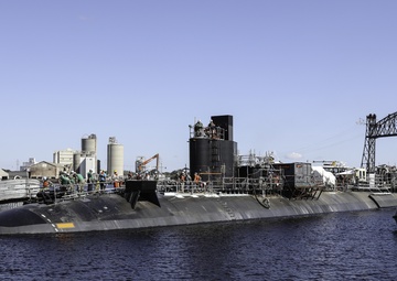 Norfolk Naval Shipyard undocks USS San Francisco, a key milestone in training ship conversion
