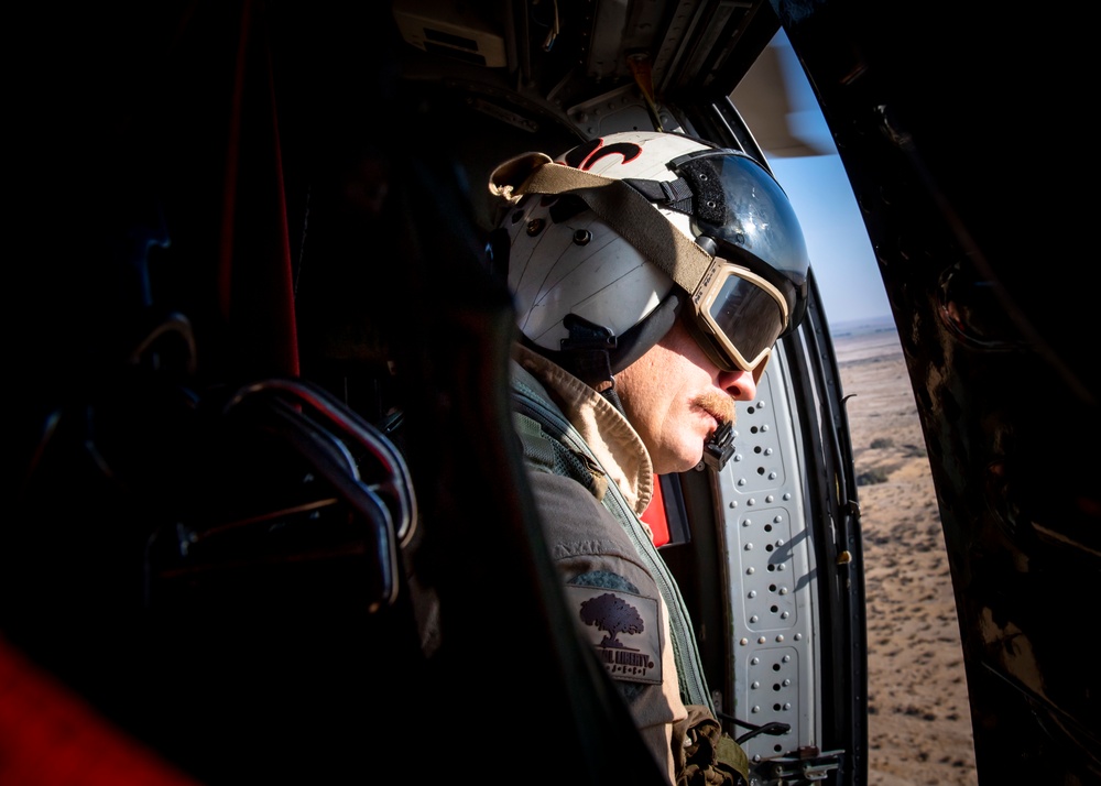 Helicopter Sea Combat Squadron (HSC) 4, practice Terrain Flight (TERF) tactical landings during Helicopter Advanced Readiness Program (HARP), hosted by HSCWSP