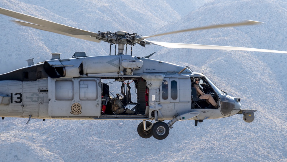 Helicopter Sea Combat Squadron (HSC) 4, practice Terrain Flight (TERF) tactical landings during Helicopter Advanced Readiness Program (HARP), hosted by HSCWSP