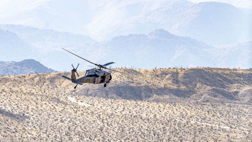 Helicopter Sea Combat Squadron (HSC) 4, practice Terrain Flight (TERF) tactical landings during Helicopter Advanced Readiness Program (HARP), hosted by HSCWSP