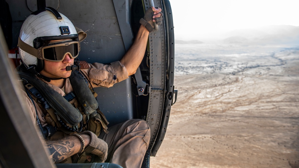 Helicopter Sea Combat Squadron (HSC) 4, practice Terrain Flight (TERF) tactical landings during Helicopter Advanced Readiness Program (HARP), hosted by HSCWSP