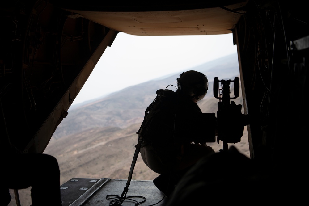 MV-22 Osprey flight helps conduct training over East Africa