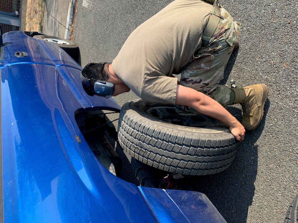 173FW vehicle maintenance Airmen key part of firefighting effort