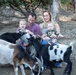 Travis family, goats escape Northern California wildfire