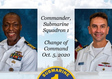 Submarine Squadron 1 Conducts Change of Command