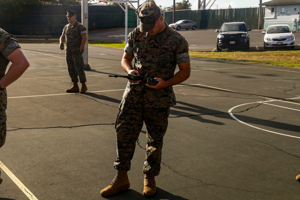 MCBH HQBN Marines prepare for casualty evacuation exercise