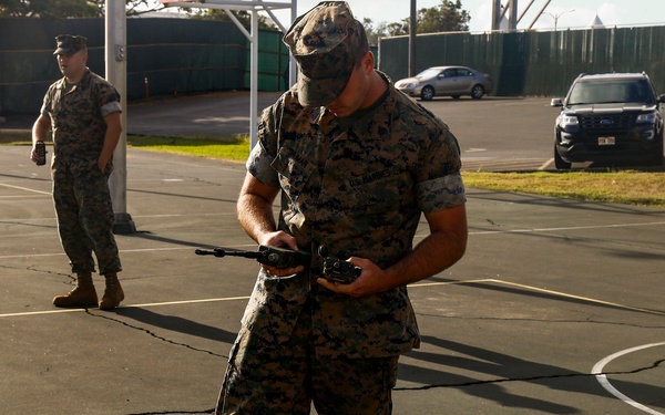 MCBH HQBN Marines prepare for casualty evacuation exercise