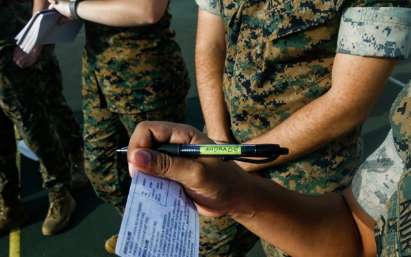 MCBH HQBN Marines prepare for casualty evacuation exercise