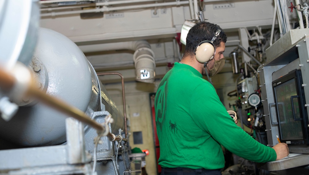 Sailor Operates Recovery Engine