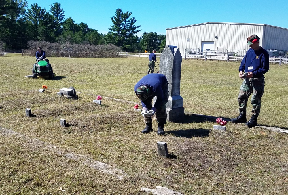 Wisconsin Challenge Academy cadets help beautify installation, support community