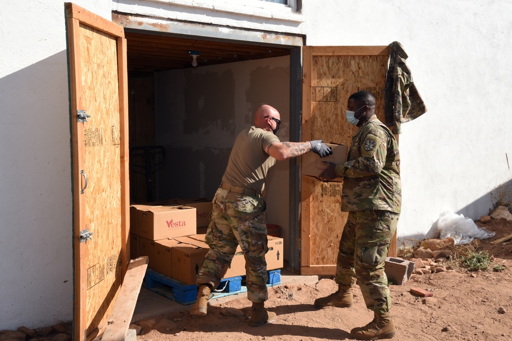 Arizona National Guard delivers essential supplies to the Navajo Nation