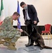Military Working Dog retirement at Aviano