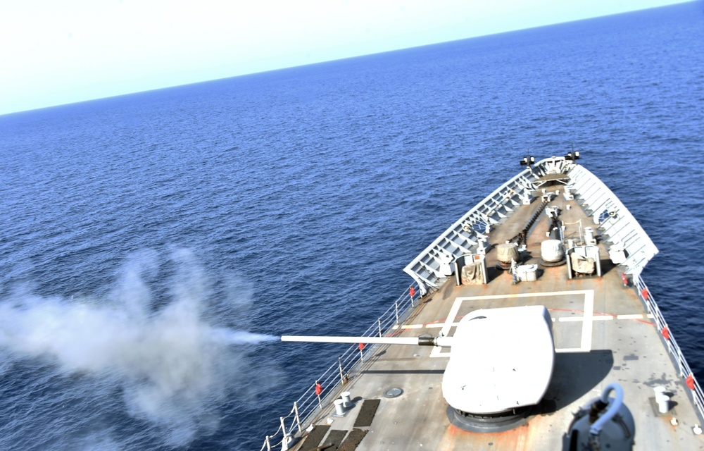 USS PHILIPPINE SEA DEPLOYMENT/LIVE-FIRE EXERCISE