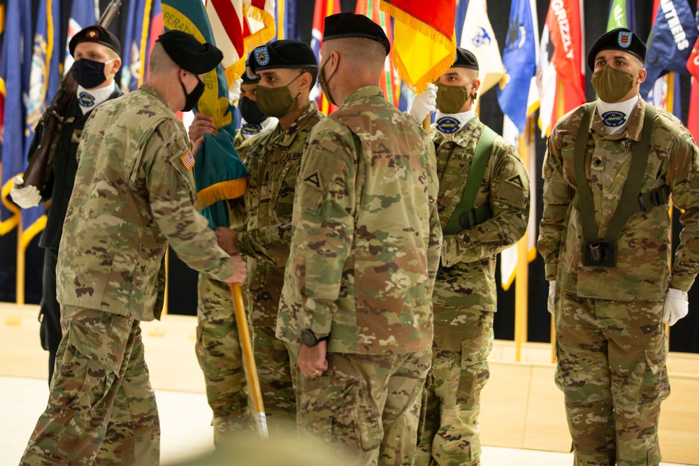 Assumption of Command ceremony for Col. Murtha