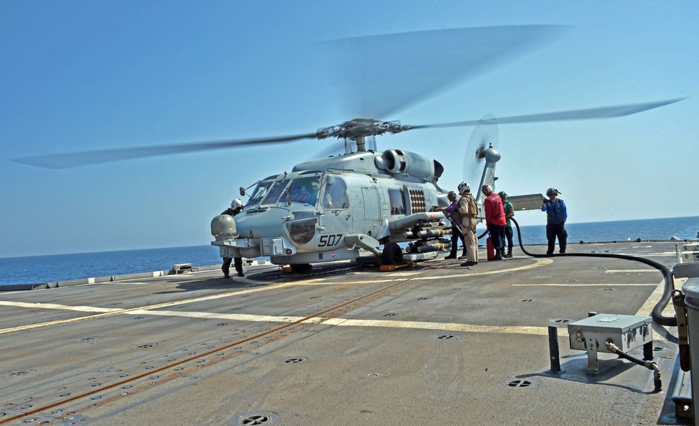 USS PHILIPPINE SEA DEPLOYMENT/HSM 48/FLIGHT OPS